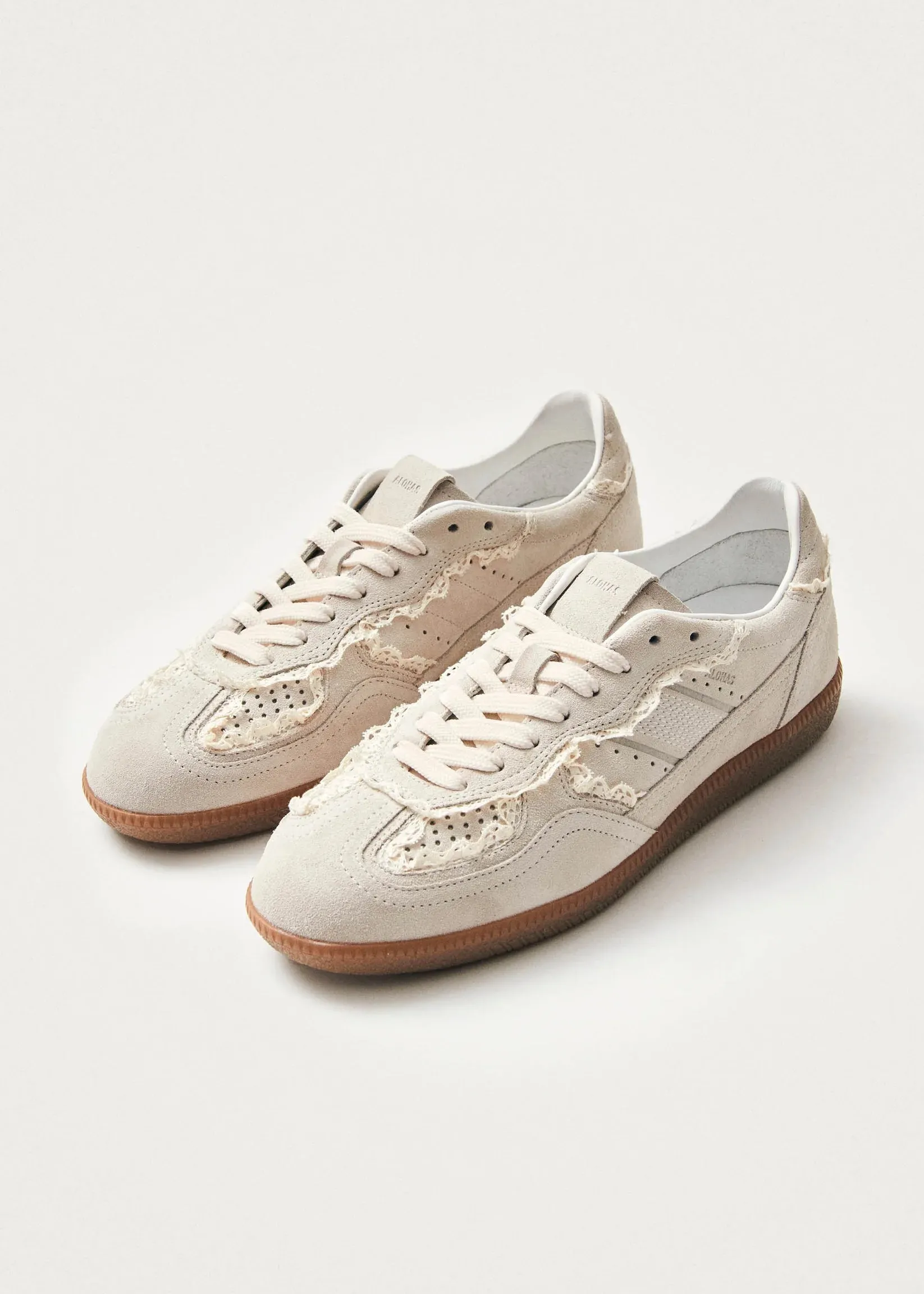 Alohas Crochet Cream Leather Sneakers sold by Boutique with Grace product image thumbnail 2