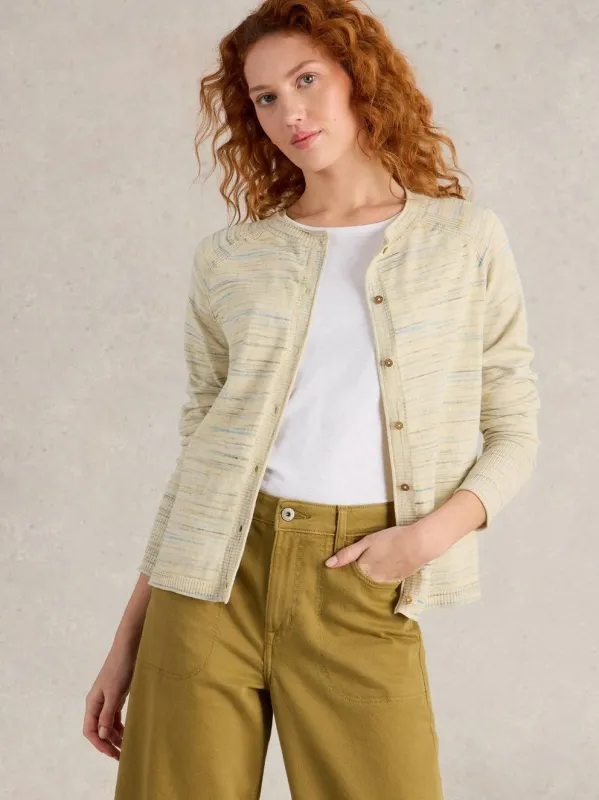 White Stuff Lulu Spacedye Cardi - Natural Multi sold by Boutique with Grace