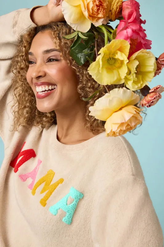 PJ Salvage For the Mamas Long Sleeve - Oatmeal sold by Boutique with Grace