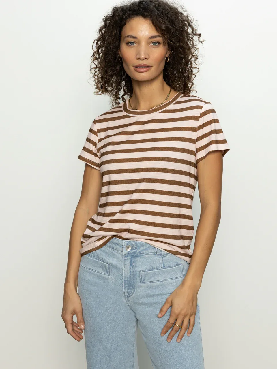 Sanctuary Perfect Tee - Earth Pink/Sepia sold by Boutique with Grace product image thumbnail 4