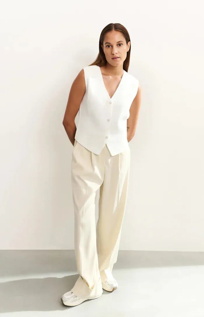 Yaya Clean Knitted Gilet - Pure White sold by Boutique with Grace product image thumbnail 5