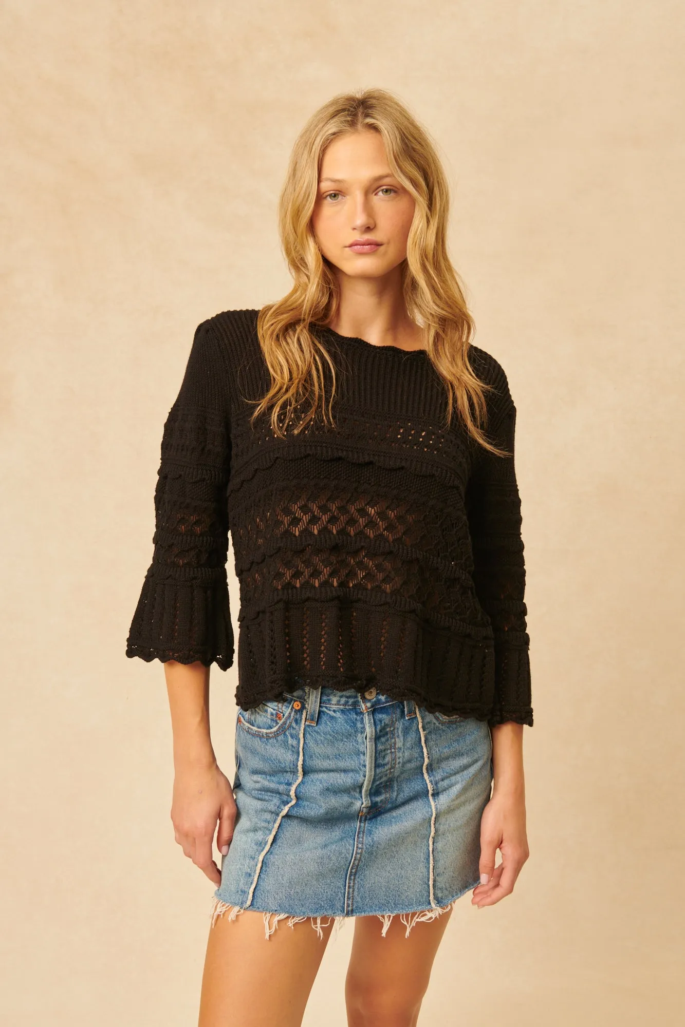 John & Jenn Silver Sweater - Caviar sold by Boutique with Grace product image thumbnail 2