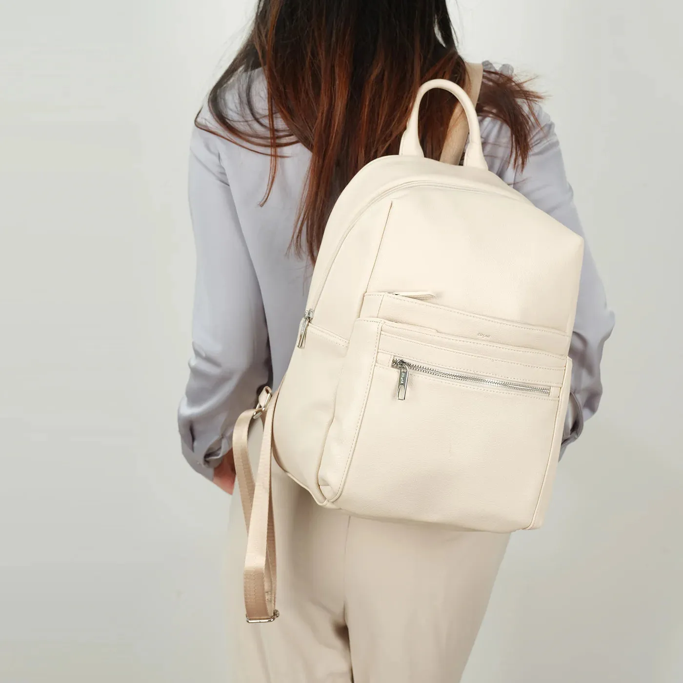 co-lab Nika Organized Backpack - Ecru sold by Boutique with Grace product image thumbnail 5