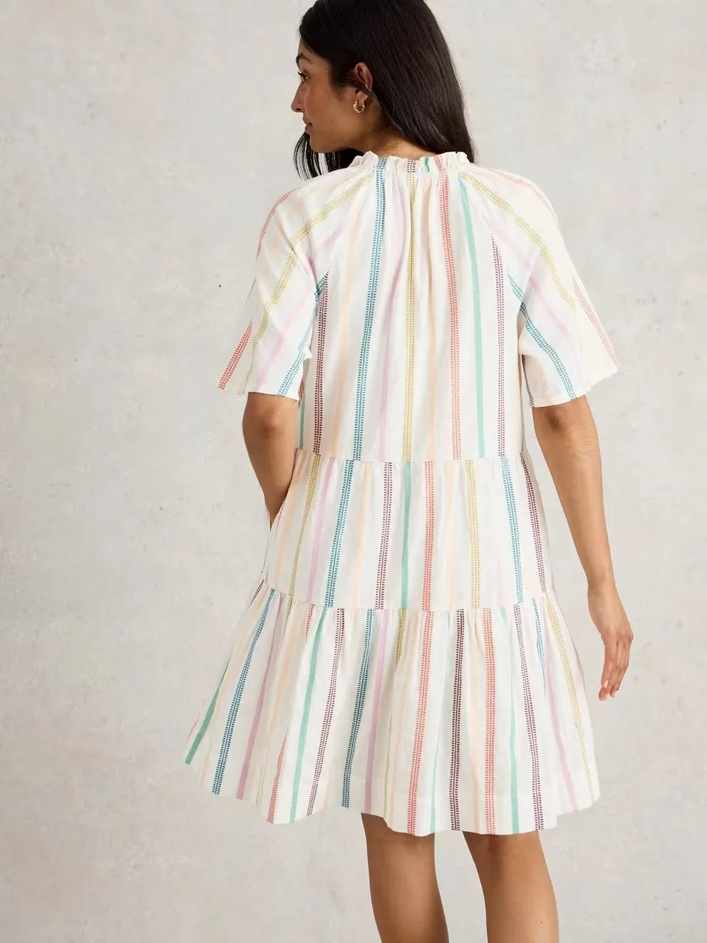White Stuff Sophia Stripe Dress - Natural Multi sold by Boutique with Grace product image thumbnail 4
