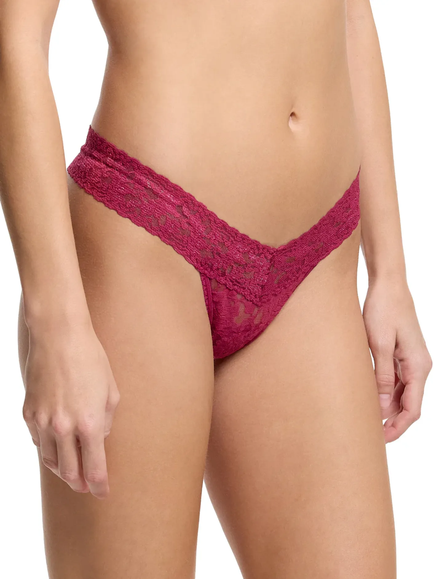 Hanky Panky Low Rise Thong - Merlot sold by Boutique with Grace