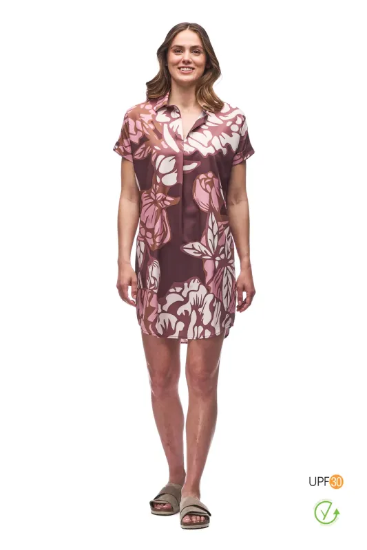 Indyeva Frivol Dress - Burgundy Piwonia sold by Boutique with Grace