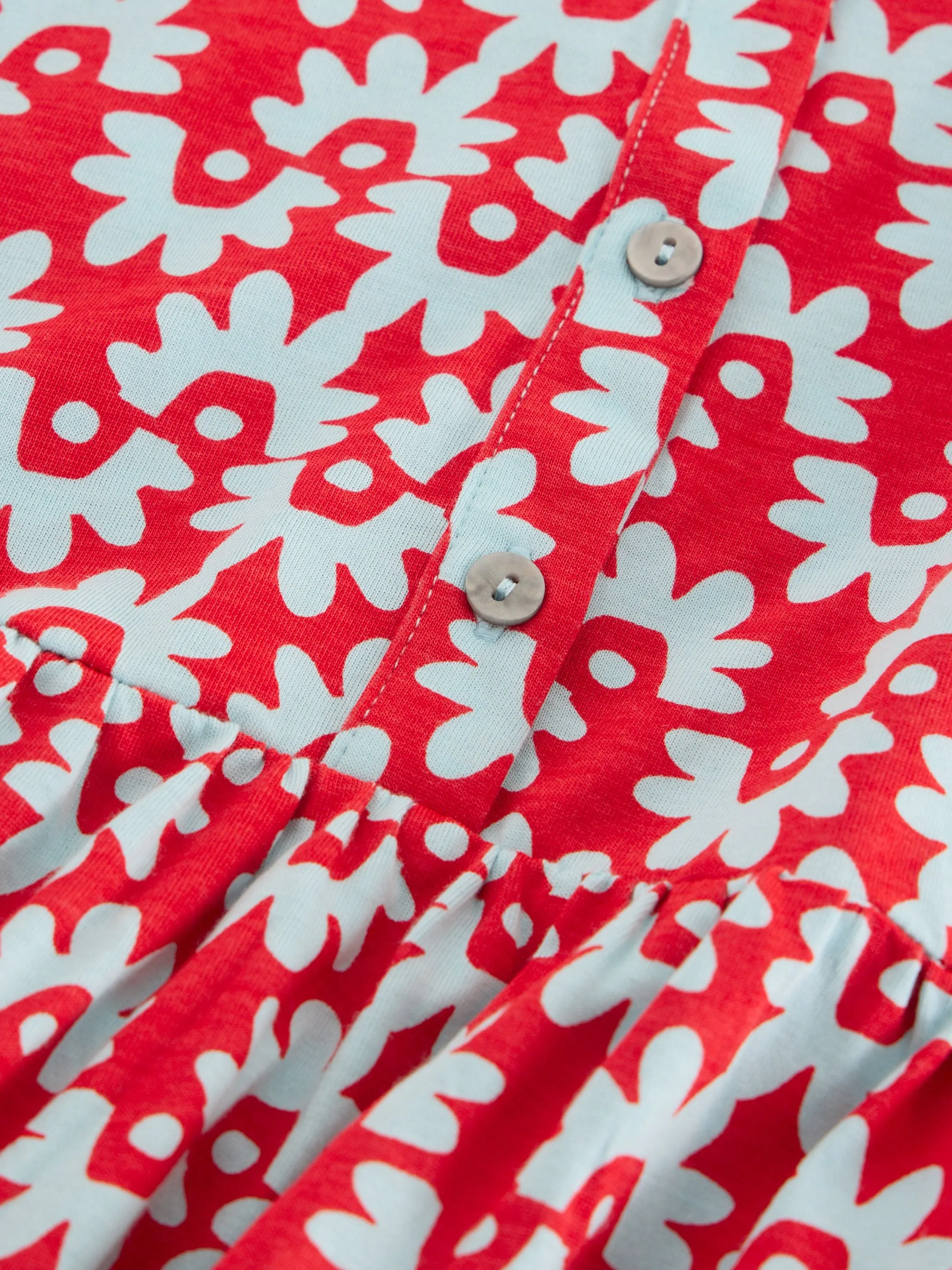 White Stuff Everly Jersey Shirt Dress - Red Print sold by Boutique with Grace product image thumbnail 2