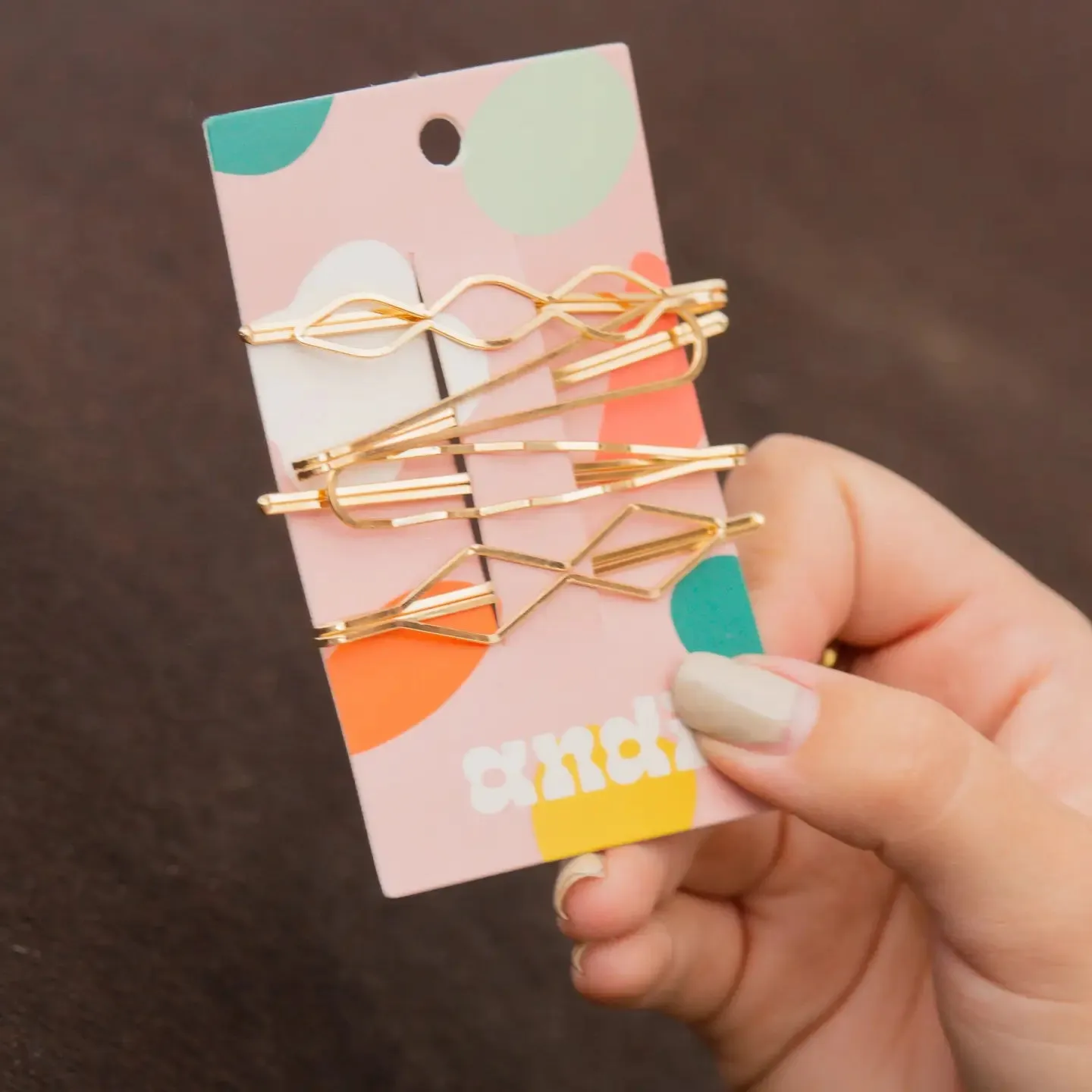 ANDi Golden Lasso Bobby Pins sold by Boutique with Grace product image thumbnail 4