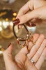 ANDi Gilded Bow Ponytail Cuff - Gold sold by Boutique with Grace