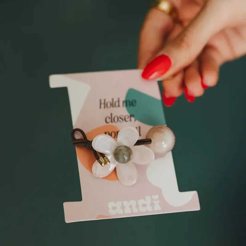 ANDi Asher Hair Tie - Blush sold by Boutique with Grace