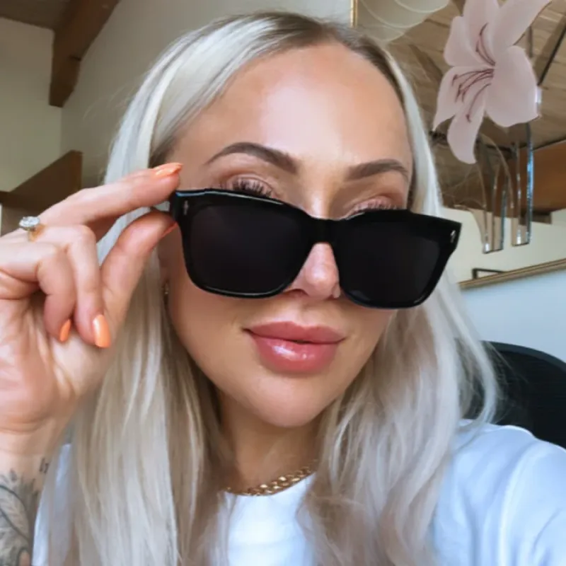 Shady Lady Vanessa II Sunglasses - Black sold by Boutique with Grace