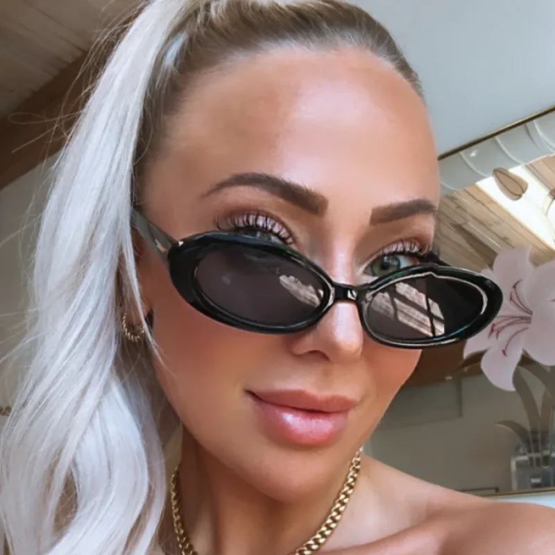 Shady Lady Kenzie II Sunglasses - Black sold by Boutique with Grace