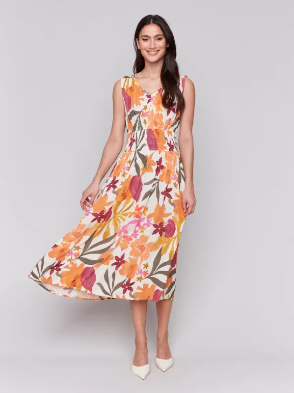 Charlie B Soleil Printed Dress - Bouquet sold by Boutique with Grace