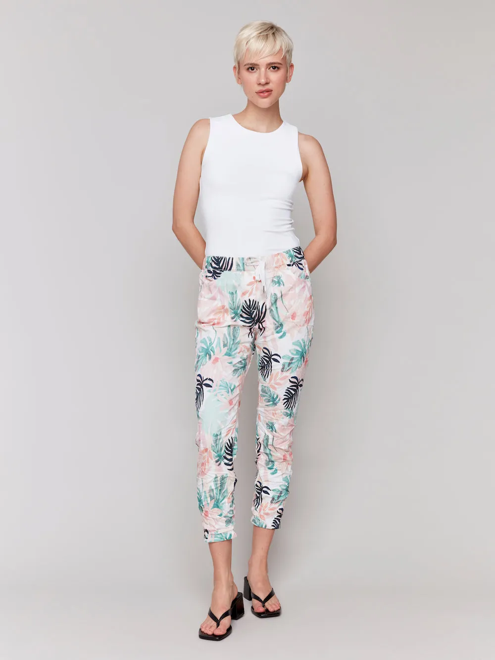 Charlie B Printed Crinkle Jogger - Lush sold by Boutique with Grace product image thumbnail 2