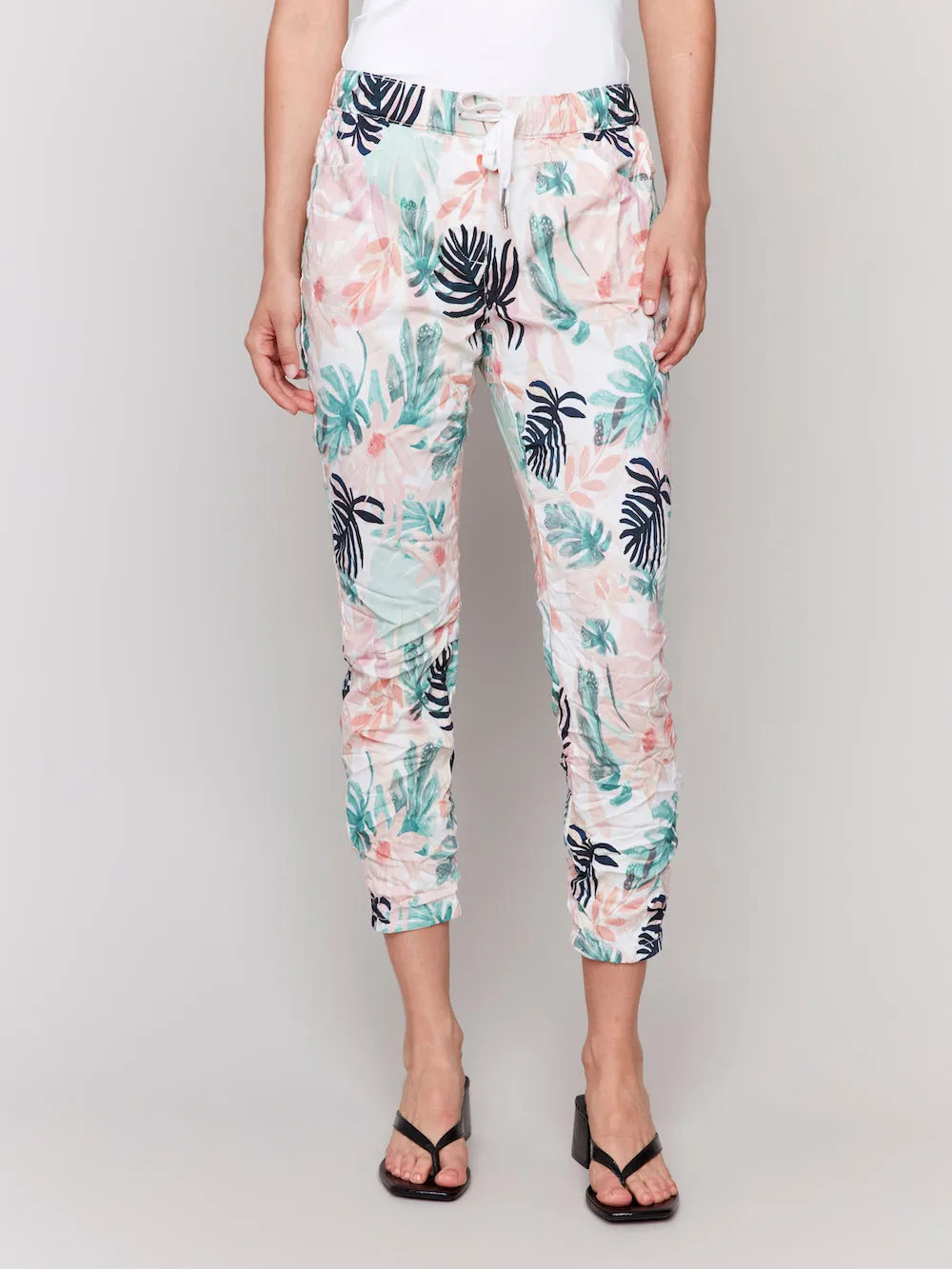 Charlie B Printed Crinkle Jogger - Lush sold by Boutique with Grace product image thumbnail 3
