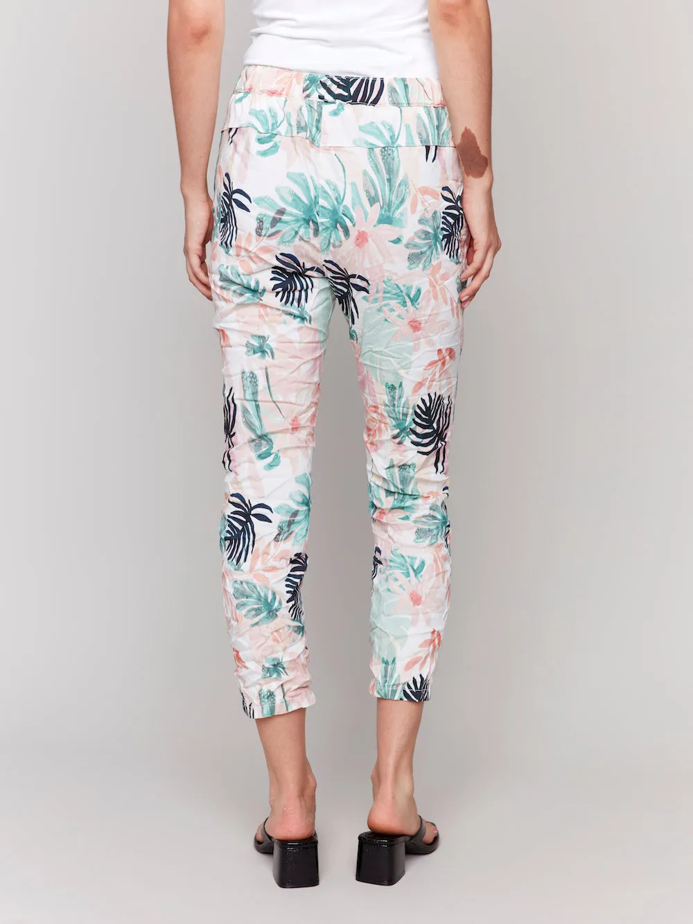 Charlie B Printed Crinkle Jogger - Lush sold by Boutique with Grace product image thumbnail 5