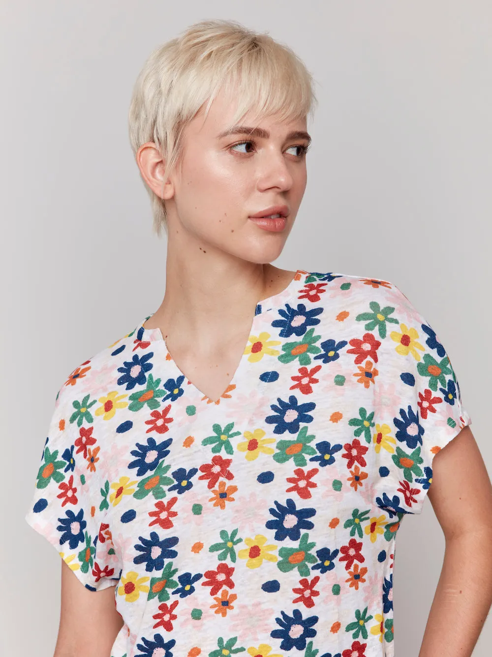 Charlie B Jolie Dolman Top - Daisies sold by Boutique with Grace product image thumbnail 2