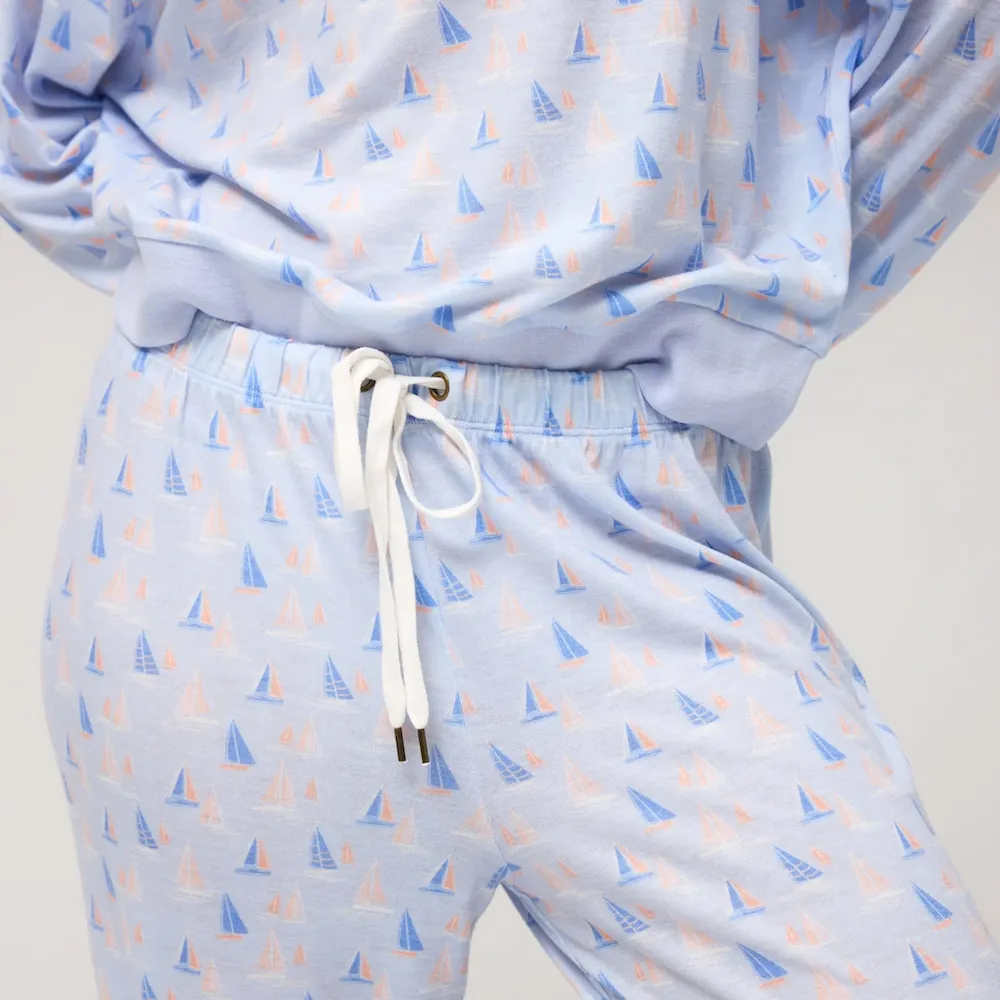 Honeydew Star Seeker PJ Set - Sailboats sold by Boutique with Grace product image thumbnail 5
