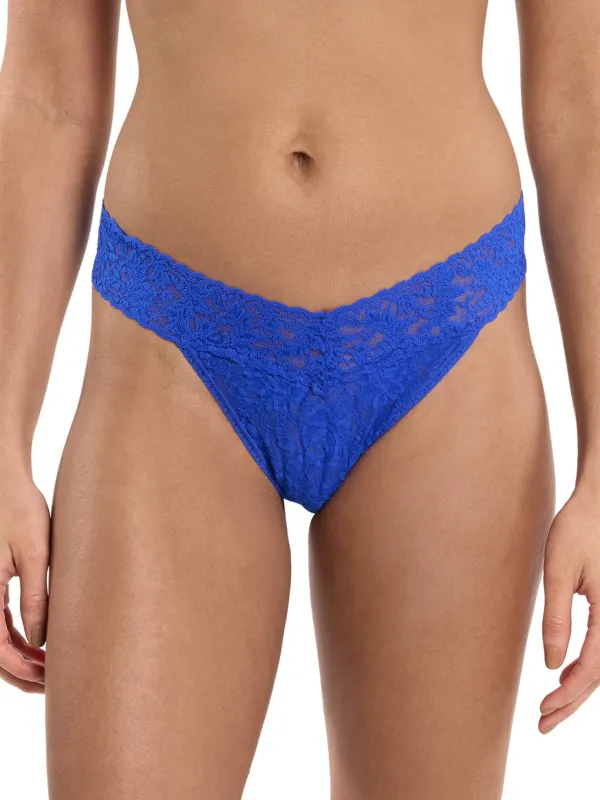 Hanky Panky Original Rise Thong - Sapphire sold by Boutique with Grace