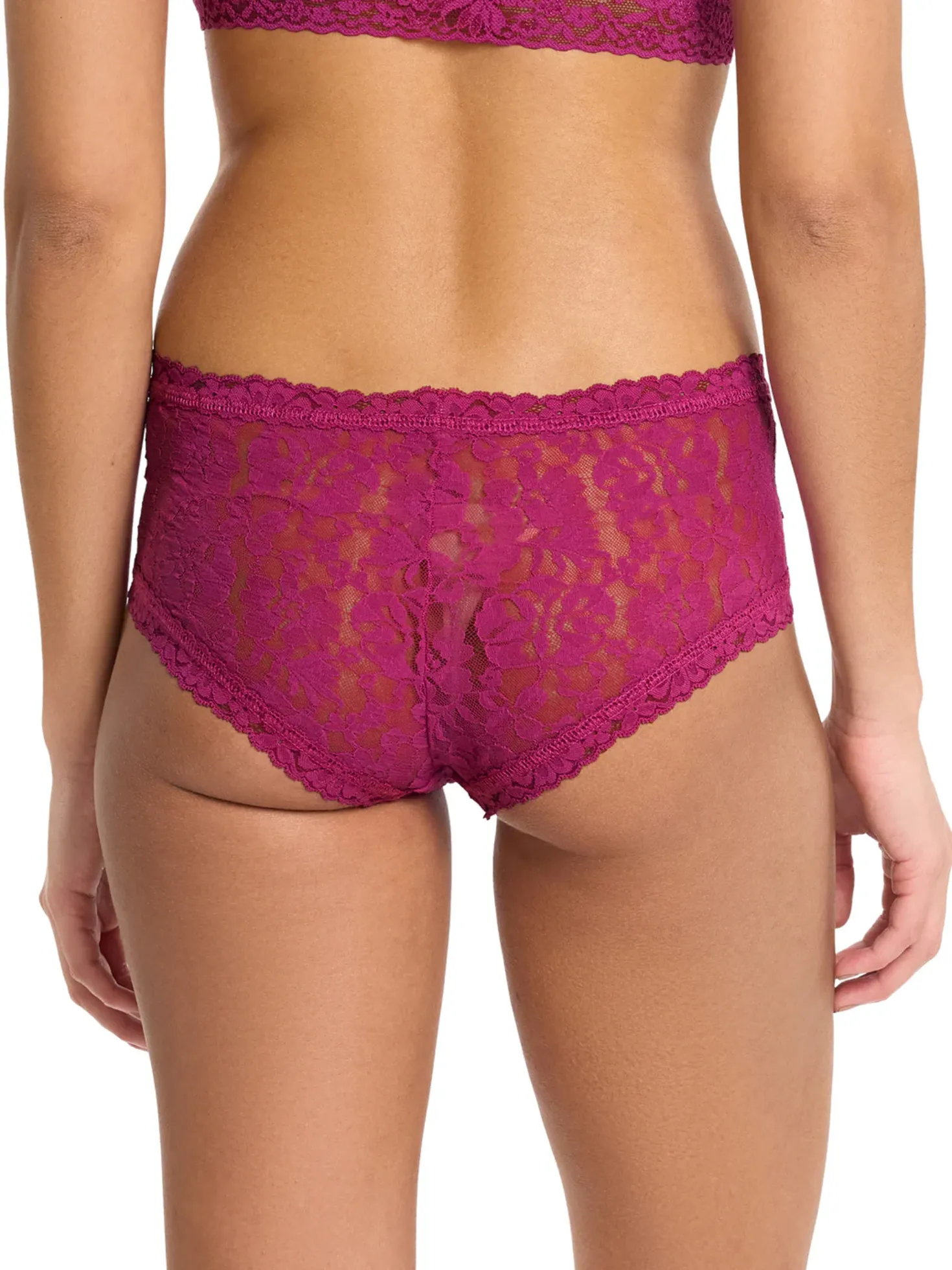 Hanky Panky Flora Lace Boyshort - Picking Plums sold by Boutique with Grace product image thumbnail 2