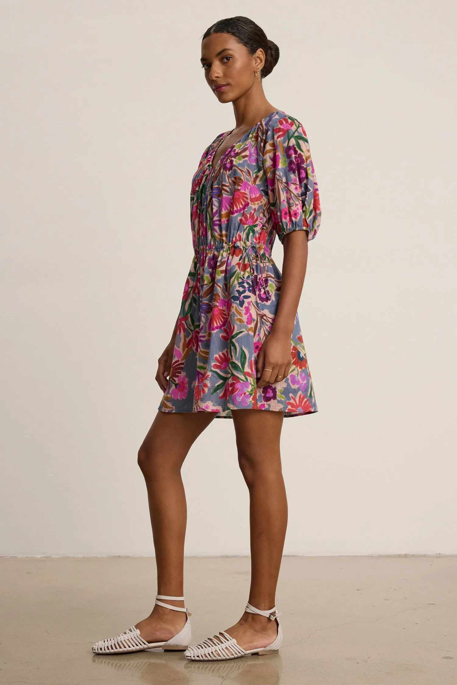 Velvet Hazel Printed Voile Dress - Tahiti sold by Boutique with Grace product image thumbnail 2