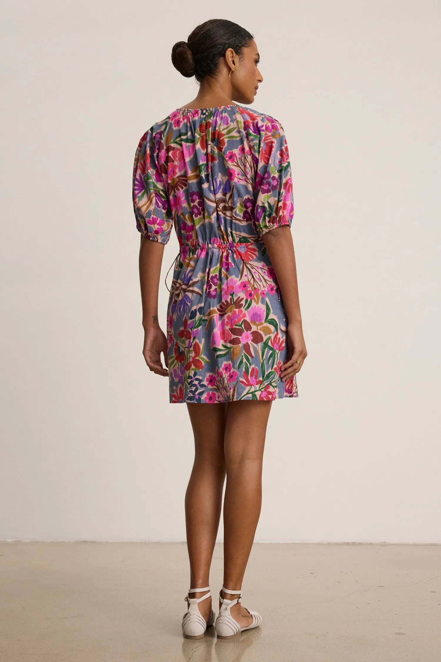 Velvet Hazel Printed Voile Dress - Tahiti sold by Boutique with Grace product image thumbnail 3