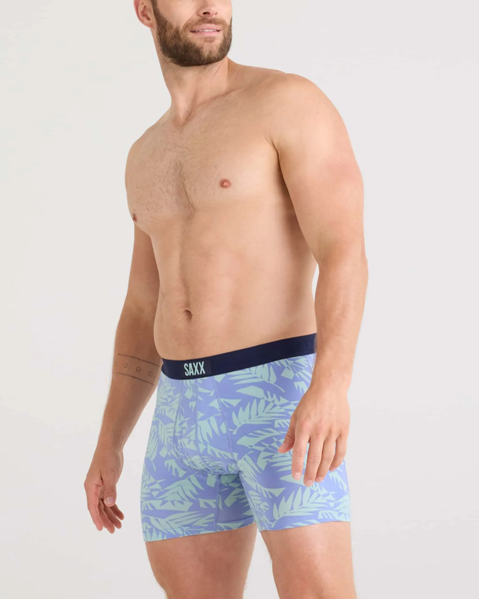 Saxx Ultra Boxer Brief Fly 2 Pack - Palm Frond/Maritime sold by Boutique with Grace product image thumbnail 2
