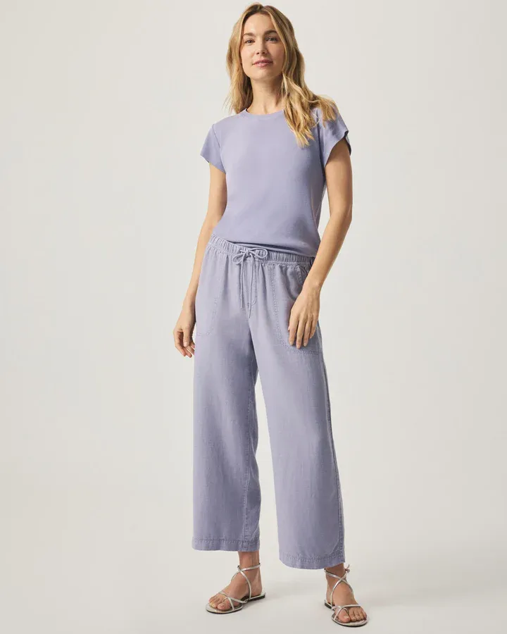 Splendid Angie Wide Leg Crop - Dried Lilac sold by Boutique with Grace product image thumbnail 2
