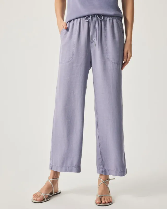 Splendid Angie Wide Leg Crop - Dried Lilac sold by Boutique with Grace