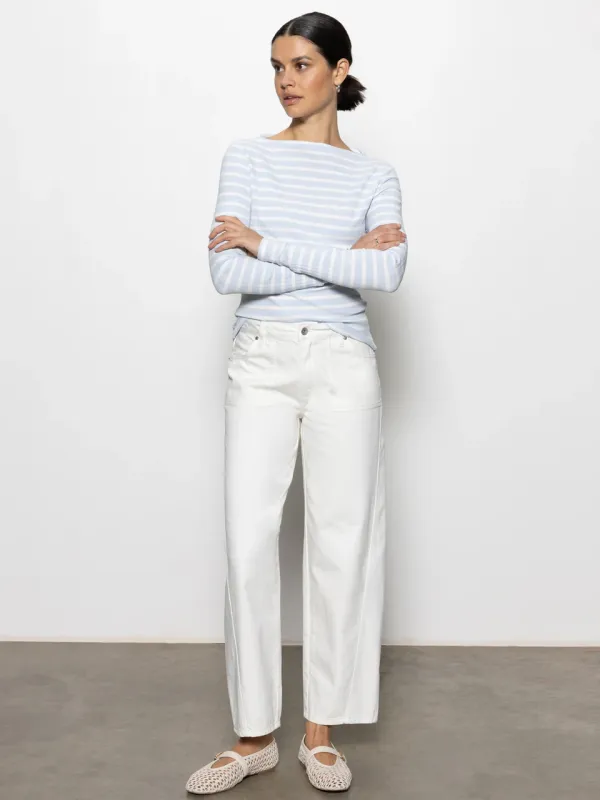 Sanctuary District Column Ankle Jean - Bleach White sold by Boutique with Grace