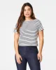Spanx Cotton Crewneck Tee - Stripe sold by Boutique with Grace