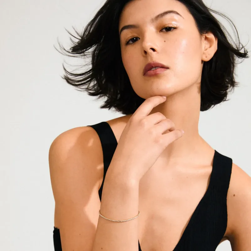 Pilgrim Arash Bracelet - Gold/Crystal sold by Boutique with Grace