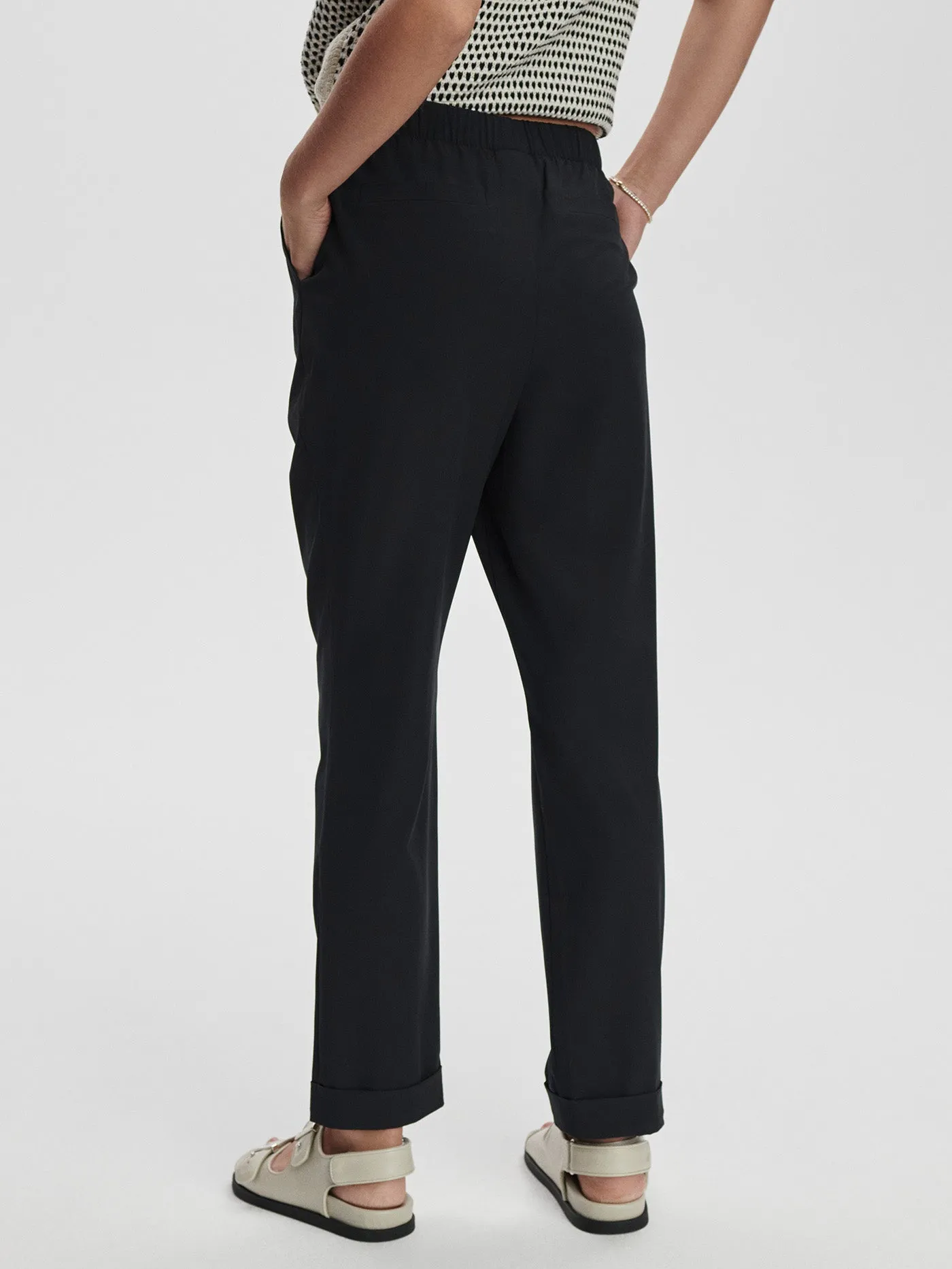 Varley Alana Slim Tapered Cuff Pant 29” - Black sold by Boutique with Grace product image thumbnail 3