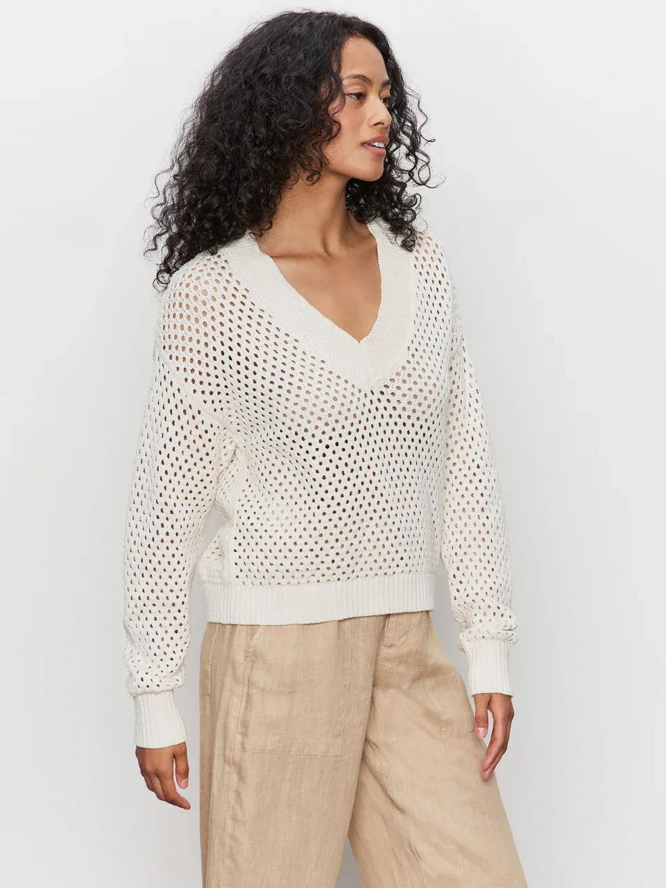Sanctuary Airy Openwork Sweater - Macrame sold by Boutique with Grace product image thumbnail 4