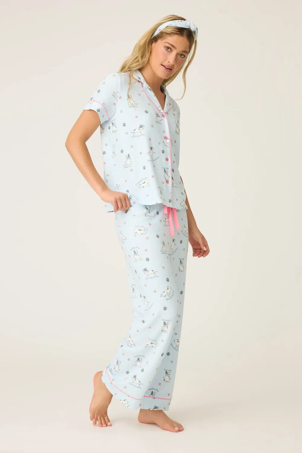 PJ Salvage Paws & Breathe PJ Set - Blue Mist sold by Boutique with Grace product image thumbnail 4