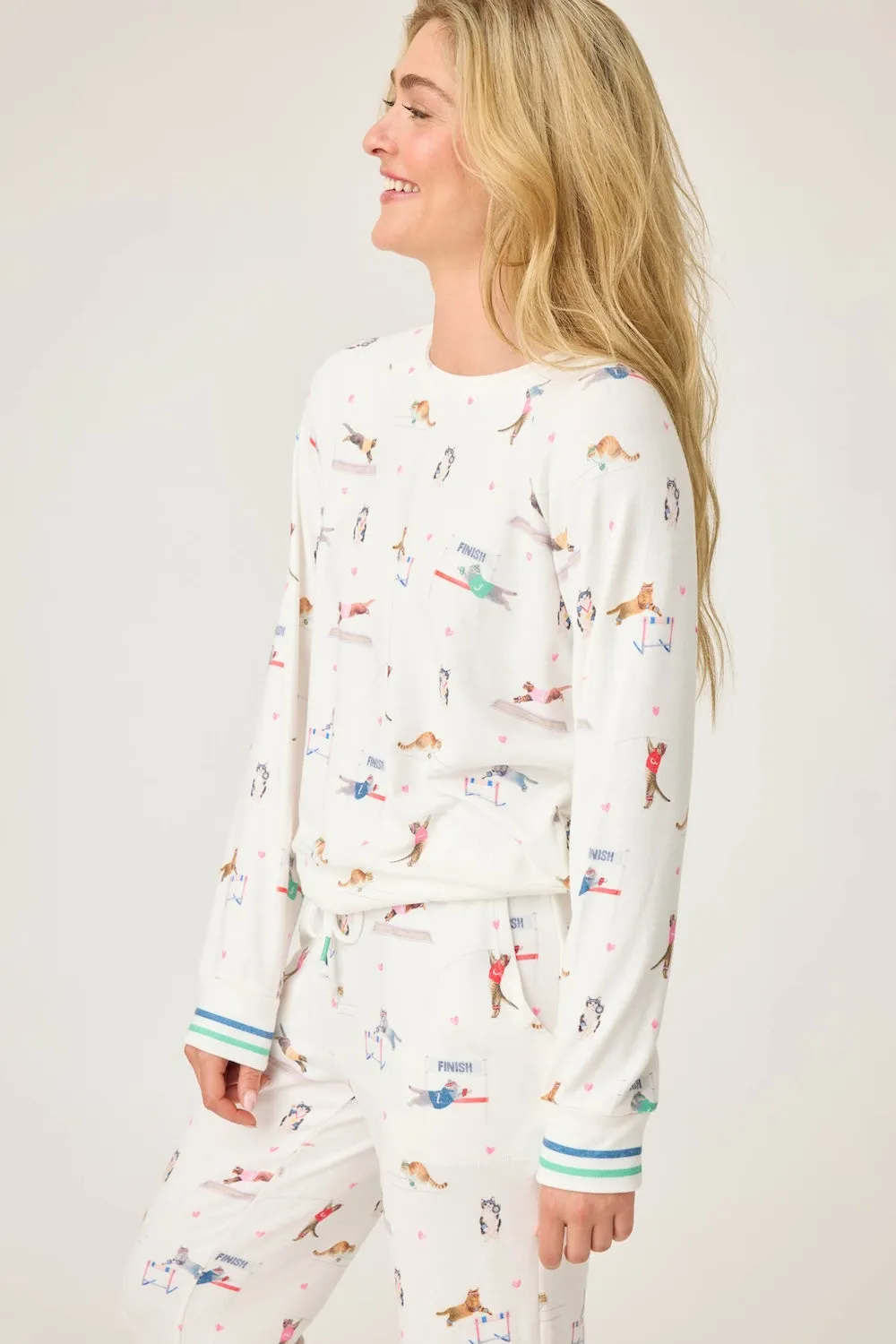 PJ Salvage Catletics PJ Set - Ivory sold by Boutique with Grace product image thumbnail 5