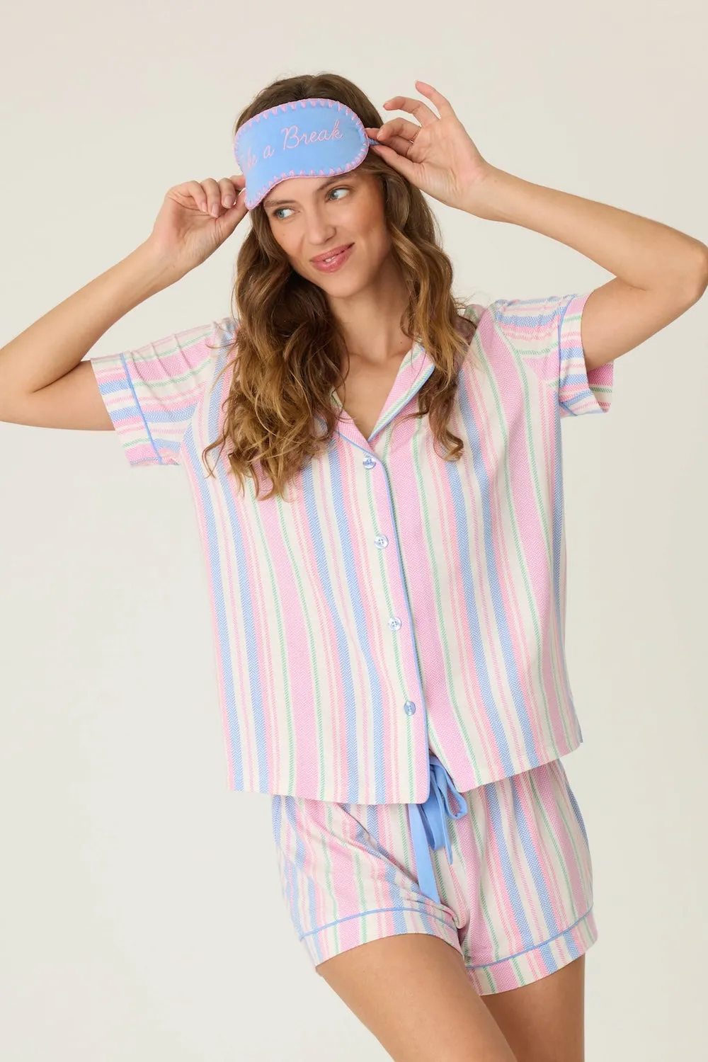 PJ Salvage Bayside Dreams PJ Set - Multi sold by Boutique with Grace
