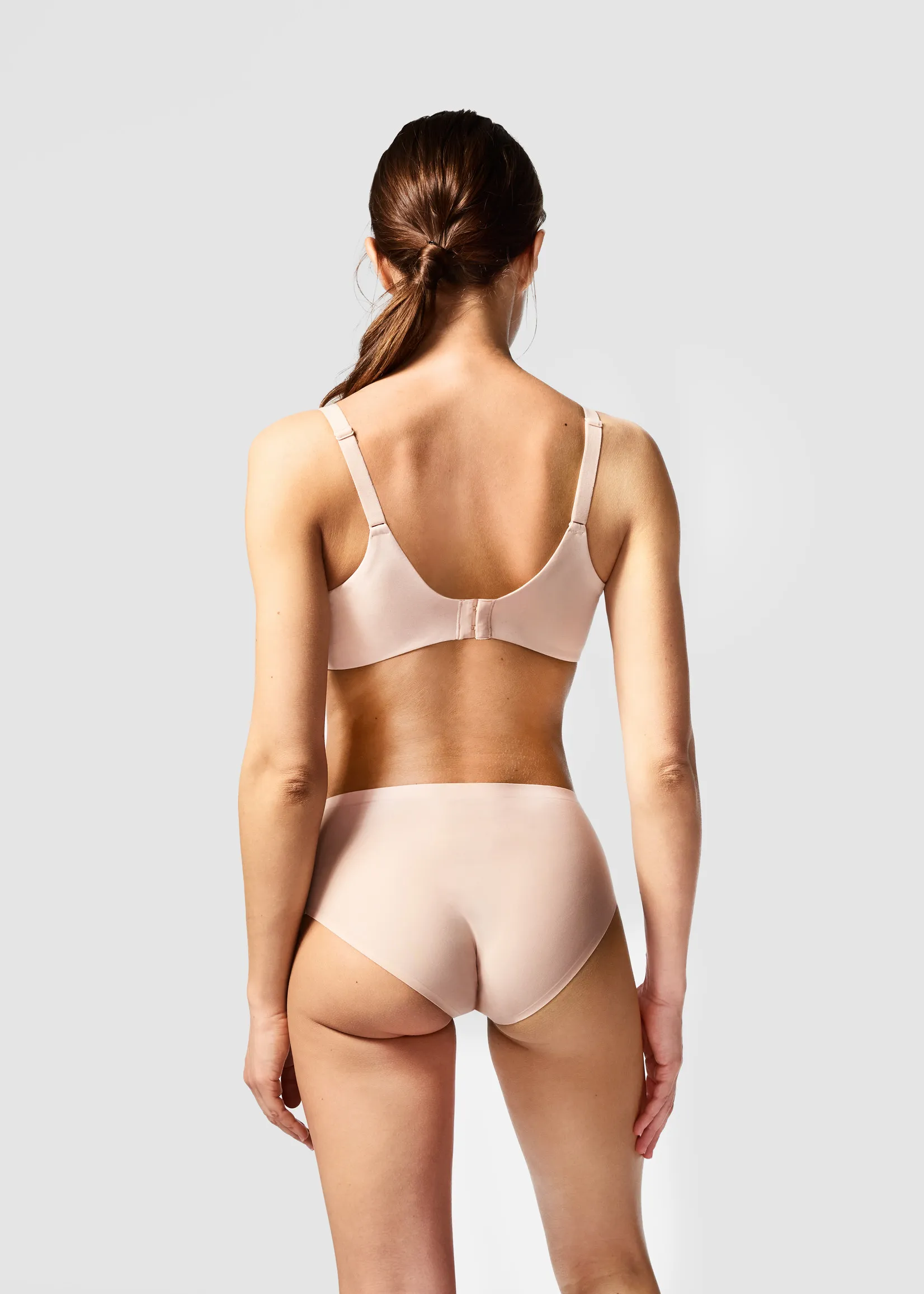 Chantelle Norah Covered Moulded Bra - Soft Pink sold by Boutique with Grace product image thumbnail 2