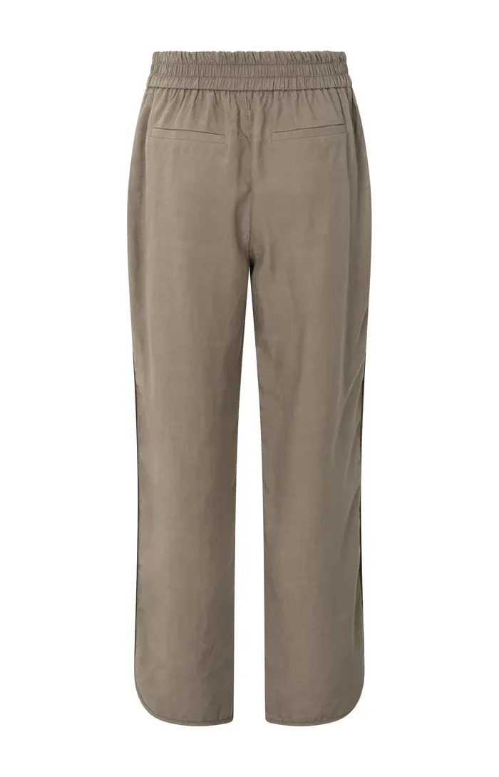 Yaya Woven Trousers - Greyish Brown sold by Boutique with Grace product image thumbnail 3