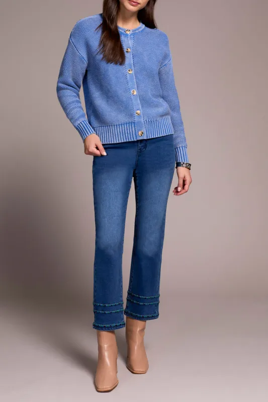 Tribal Mia Sweater Cardi - Ultra Blue sold by Boutique with Grace