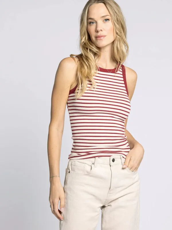 Thread & Supply Ellen Tank - Sand Red sold by Boutique with Grace