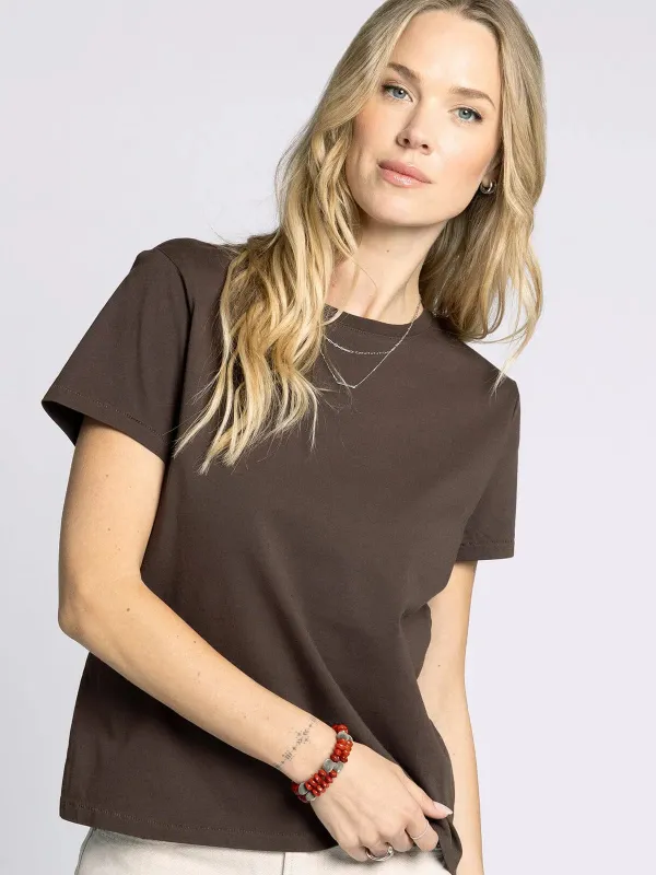 Thread & Supply Asher Tee - Coffee Bean sold by Boutique with Grace