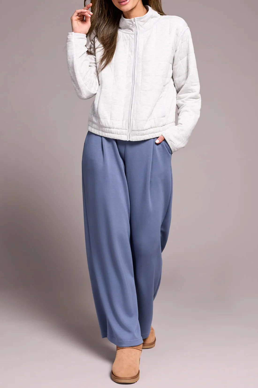Tribal Maeve Quilted Jacket - Frost Grey sold by Boutique with Grace product image thumbnail 2