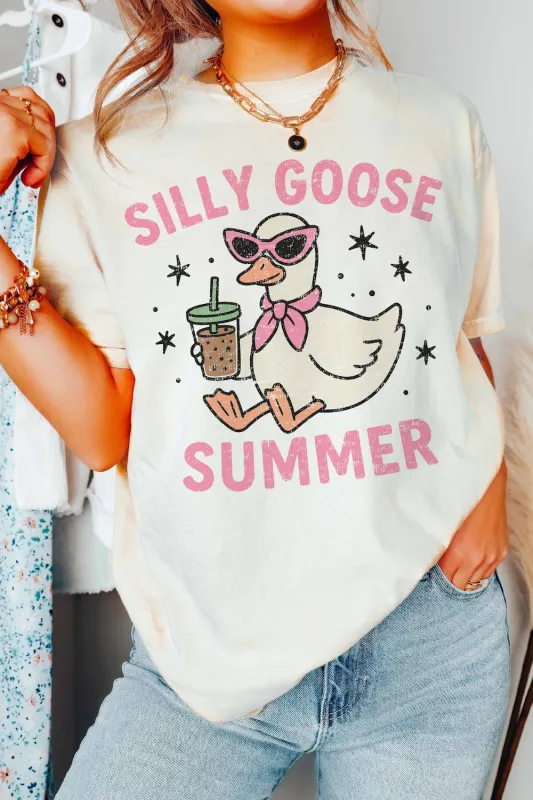 WKNDER Silly Goose Summer Tee - Ivory sold by Boutique with Grace