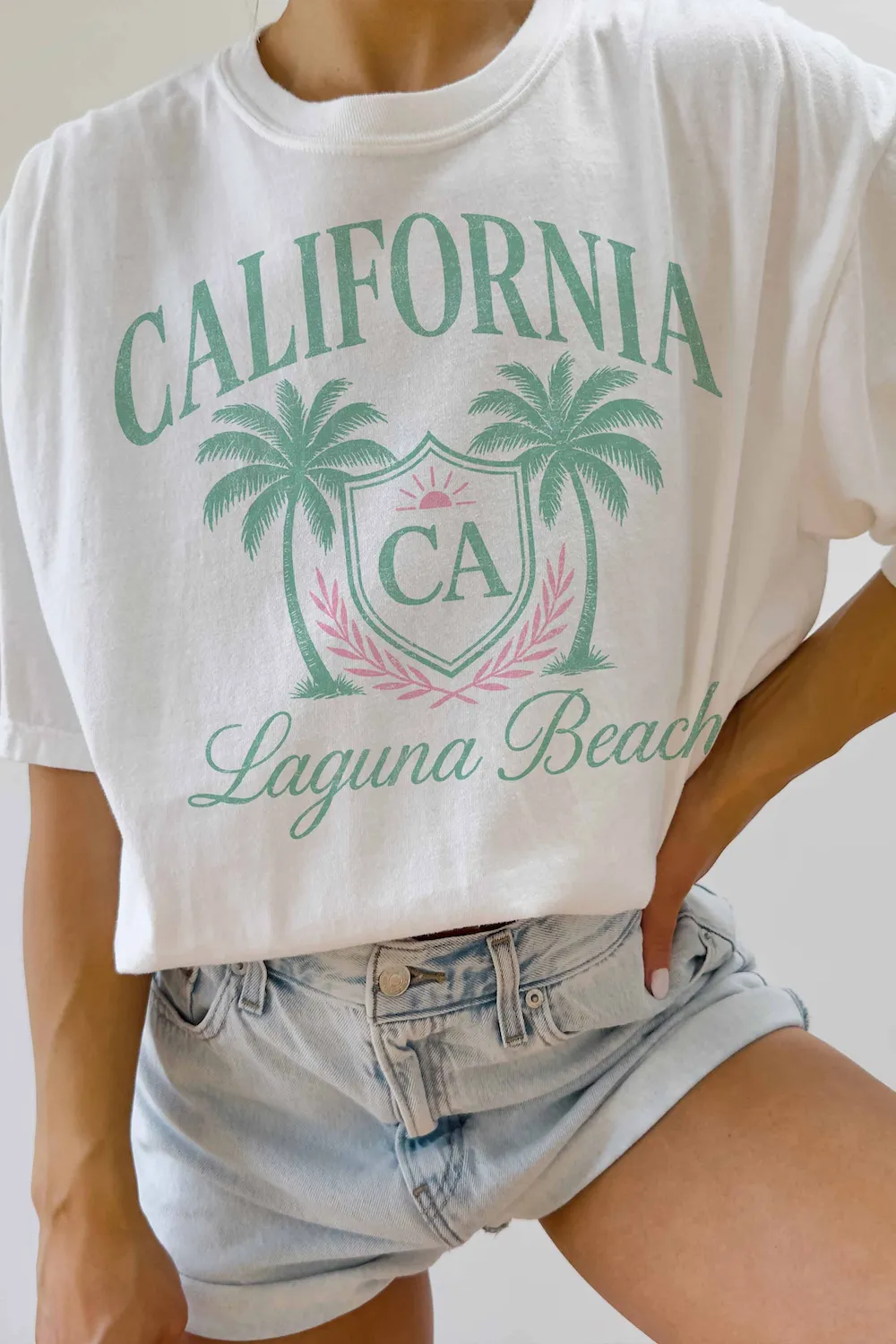 WKNDER Laguna Beach Tee - White sold by Boutique with Grace