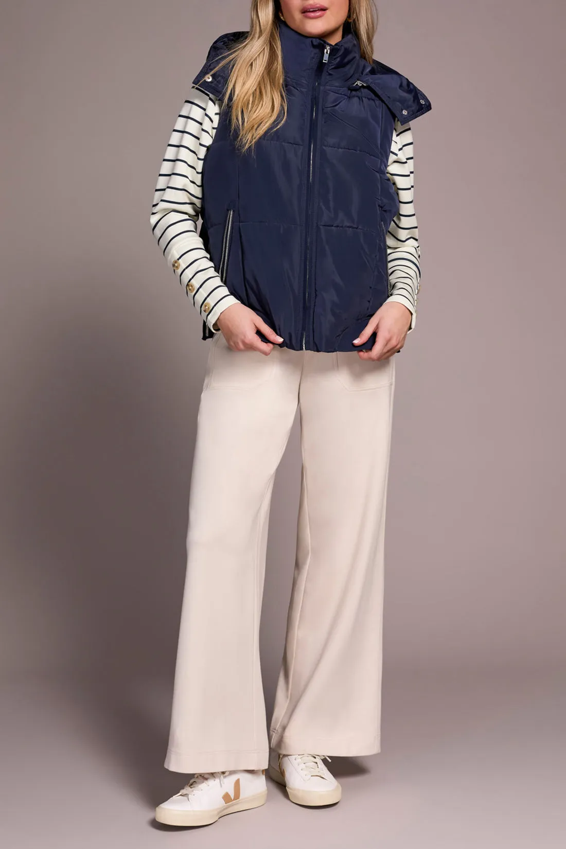 Tribal Quilted Vest - Sapphire sold by Boutique with Grace product image thumbnail 3