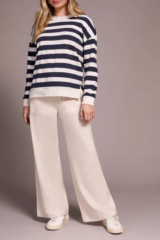 Tribal Iris Crew Neck Top - Sapphire sold by Boutique with Grace