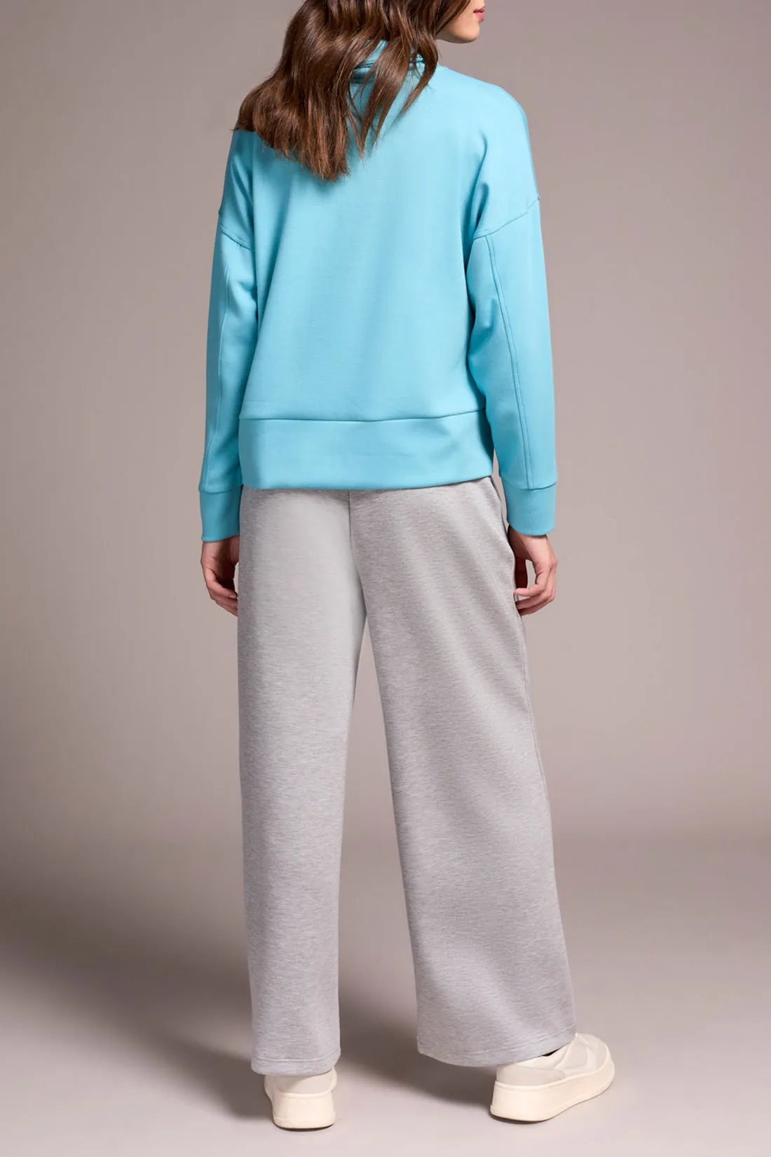 Tribal Georgia Funnel Neck Top - Mist Blue sold by Boutique with Grace product image thumbnail 4