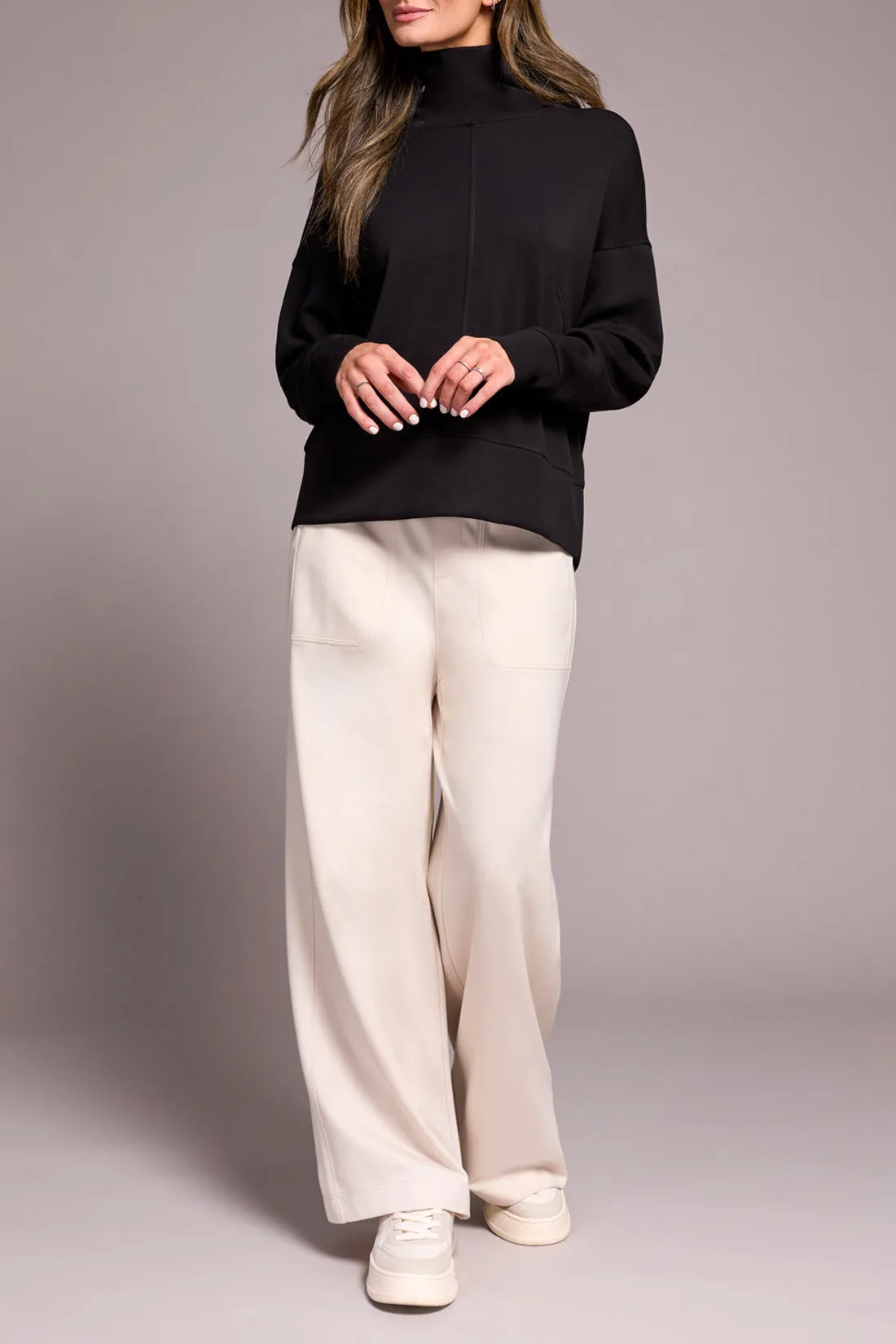 Tribal Georgia Funnel Neck Top - Black sold by Boutique with Grace product image thumbnail 3