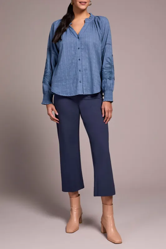 Tribal Gianna Blouse - Slate Blue sold by Boutique with Grace